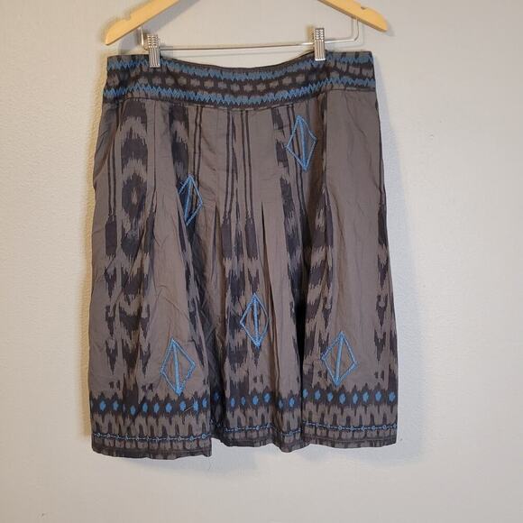 Esprit Gray and Blue Mini Skirt Vintage 90s - Picture 1 of 8